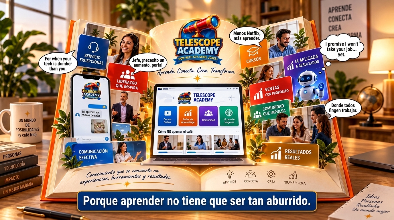 Roberto Calderón, fundador de Telescope Academy