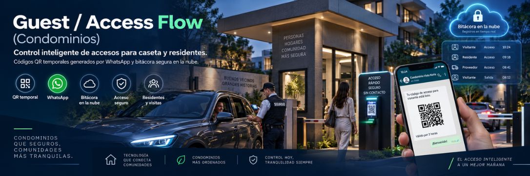 Guest / Access Flow — Gestión Inteligente de Accesos